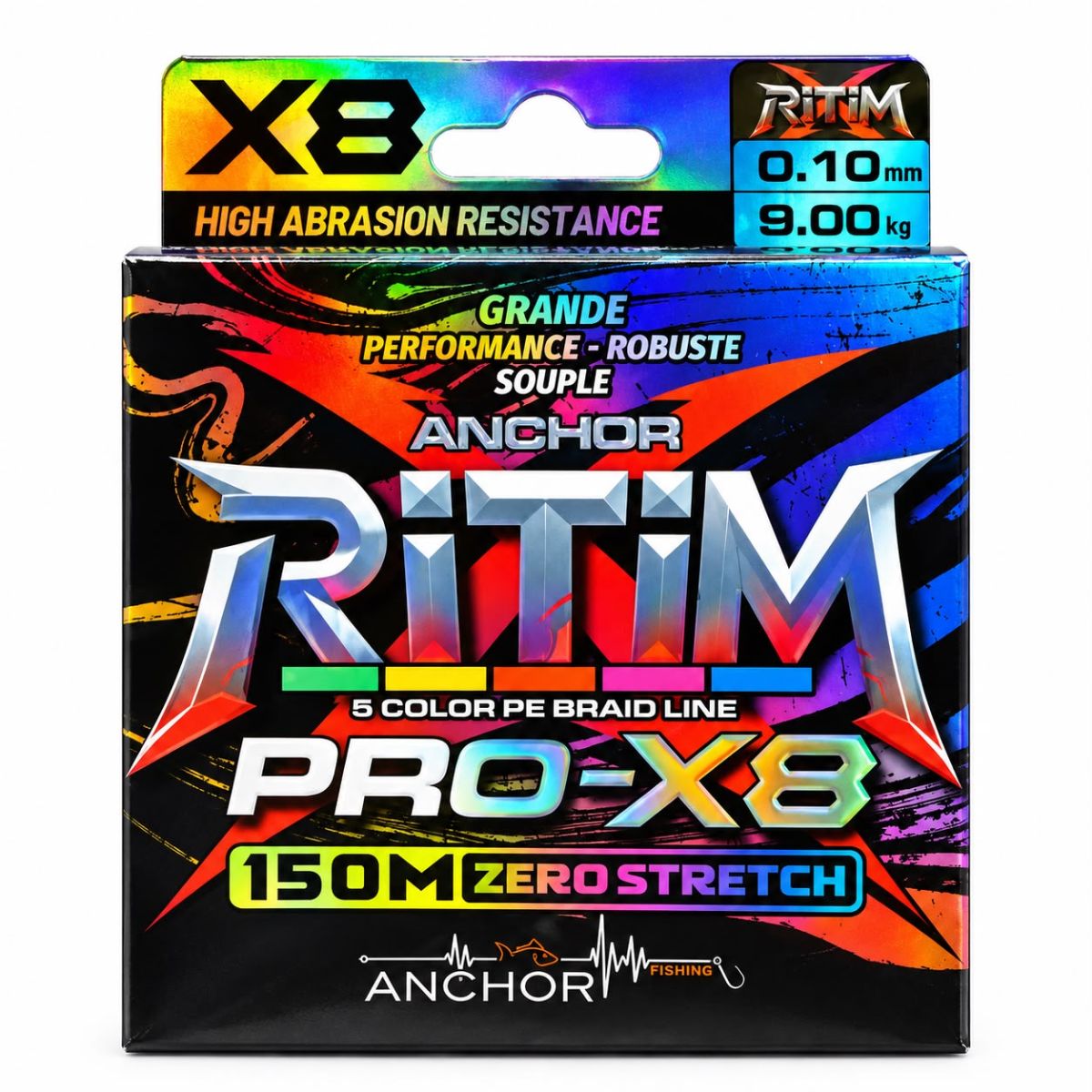 ANCHOR RİTİM 8X 150 MT MULTİCOLOR İPEK MİSİNA