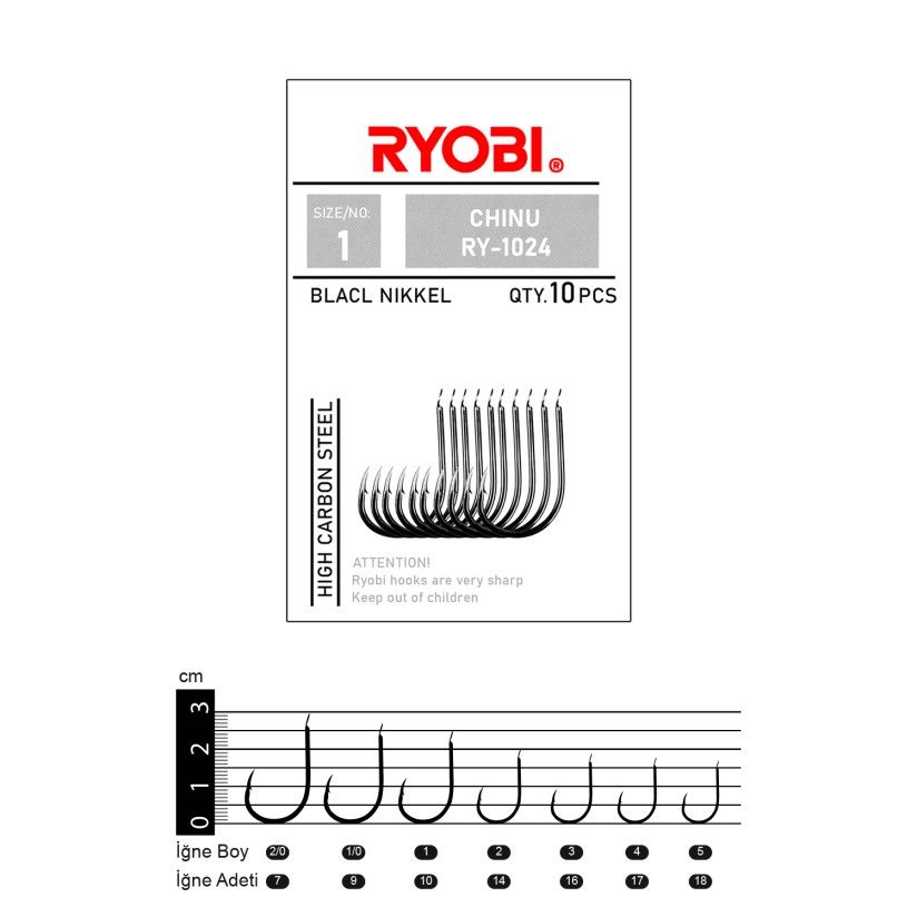 Ryobi İğne Chinu RY-1024