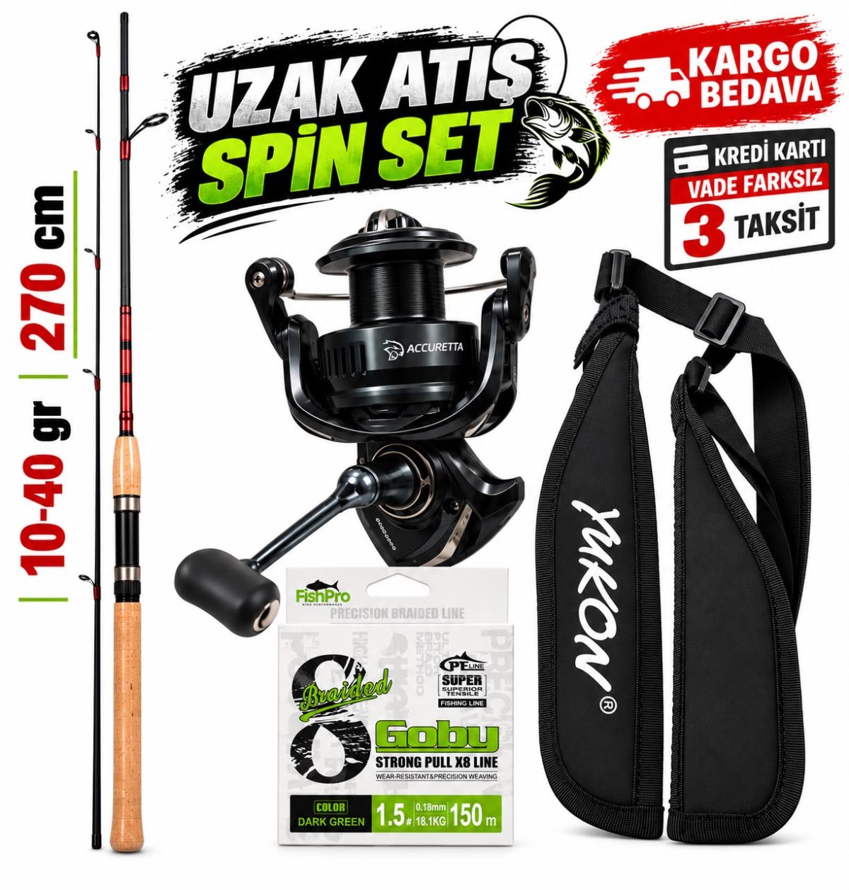 UZAK ATIŞ SPİN SET