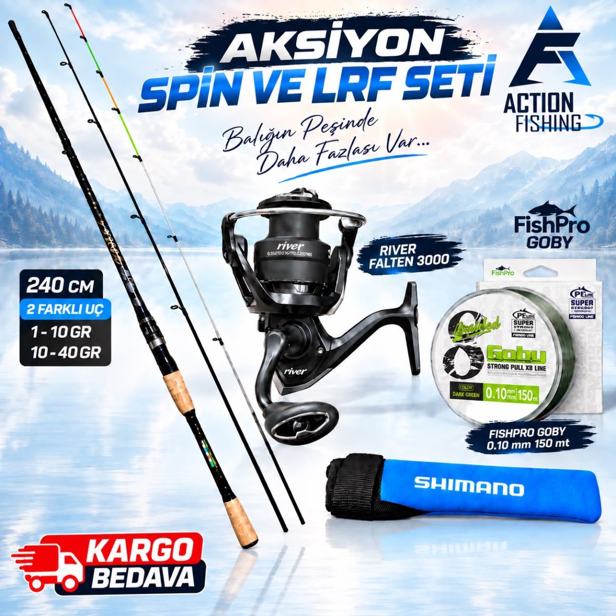 AKSİYON SPİN VE LRF SETİ