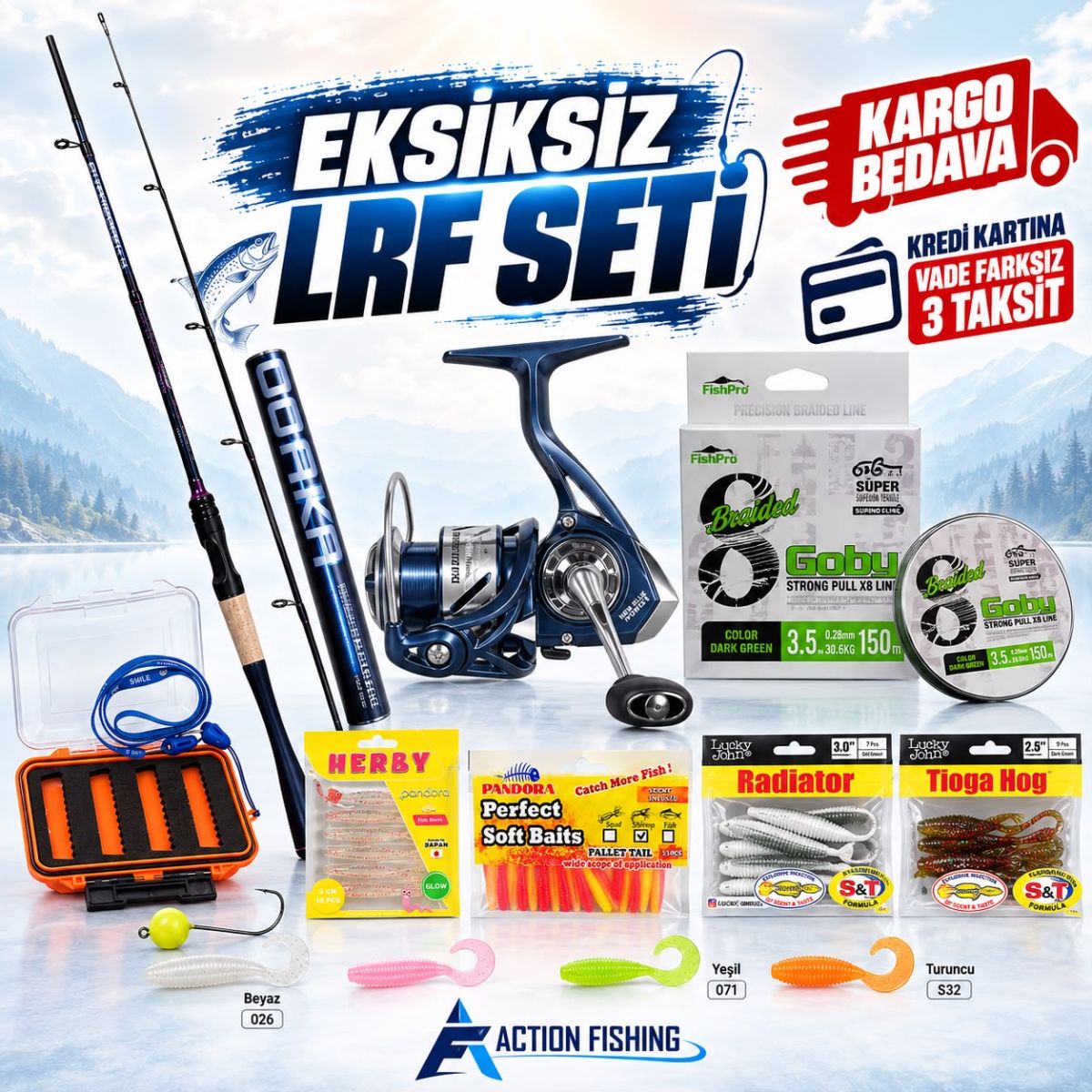 EKSİKSİZ LRF SETİ  (10 PARÇA )