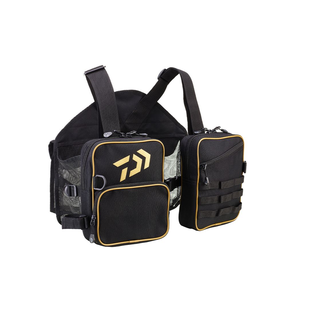 DAIWA WADING YELEK, BLACK-GOLD 46*38CM