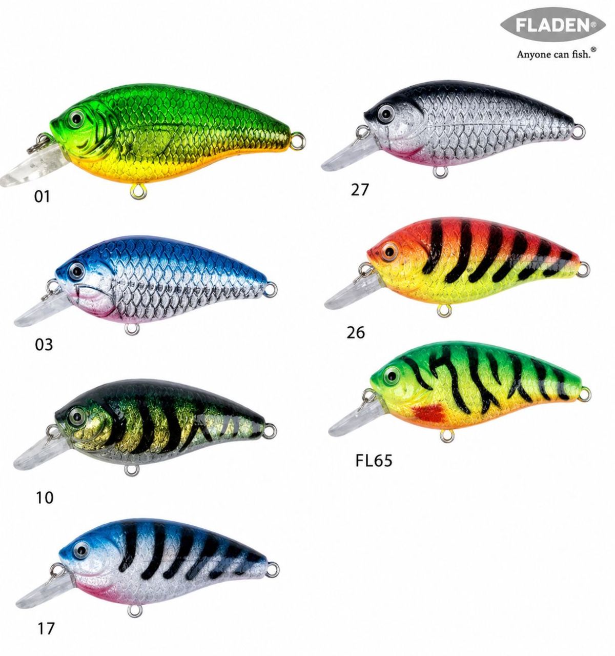 Fladen Eco Mini Fat Maket Balık 7 cm 10 G