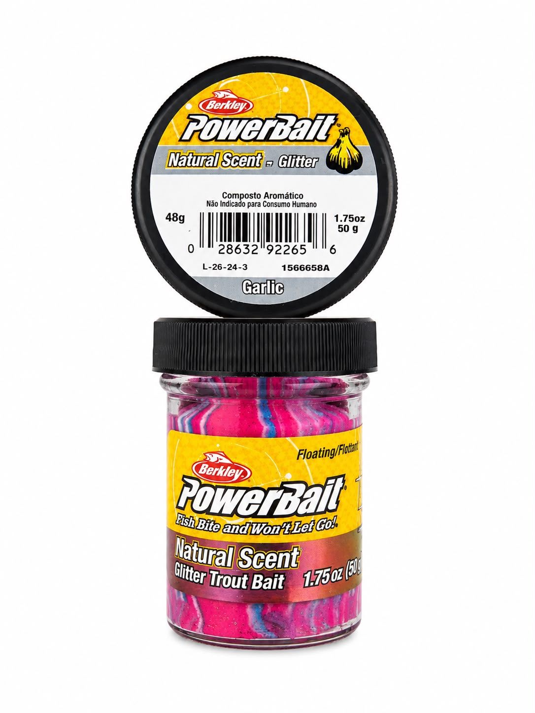 Berkley PowerBait Doğal Kokulu Glitter Sarımsak Aromalı