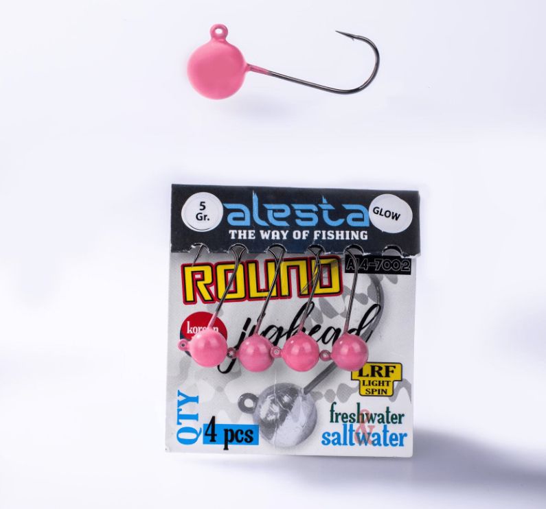 FLEX JIGHEAD PEMBE GLOW 4P
