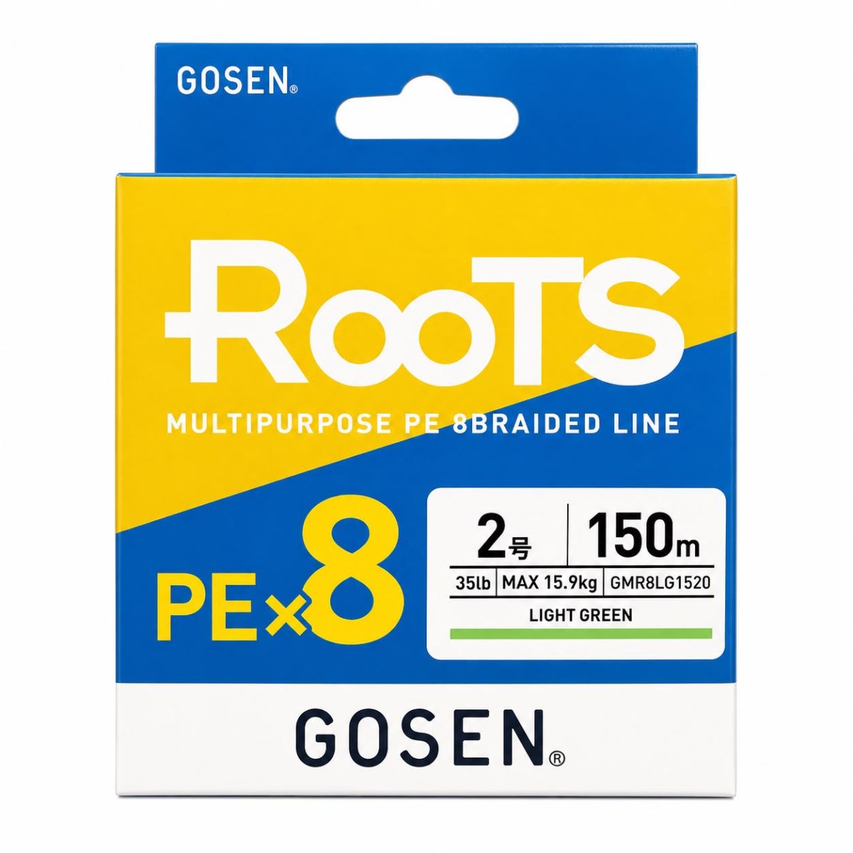 Gosen X8 Roots PE 8 Örgü Spin İp Misina 150mt Multi Color