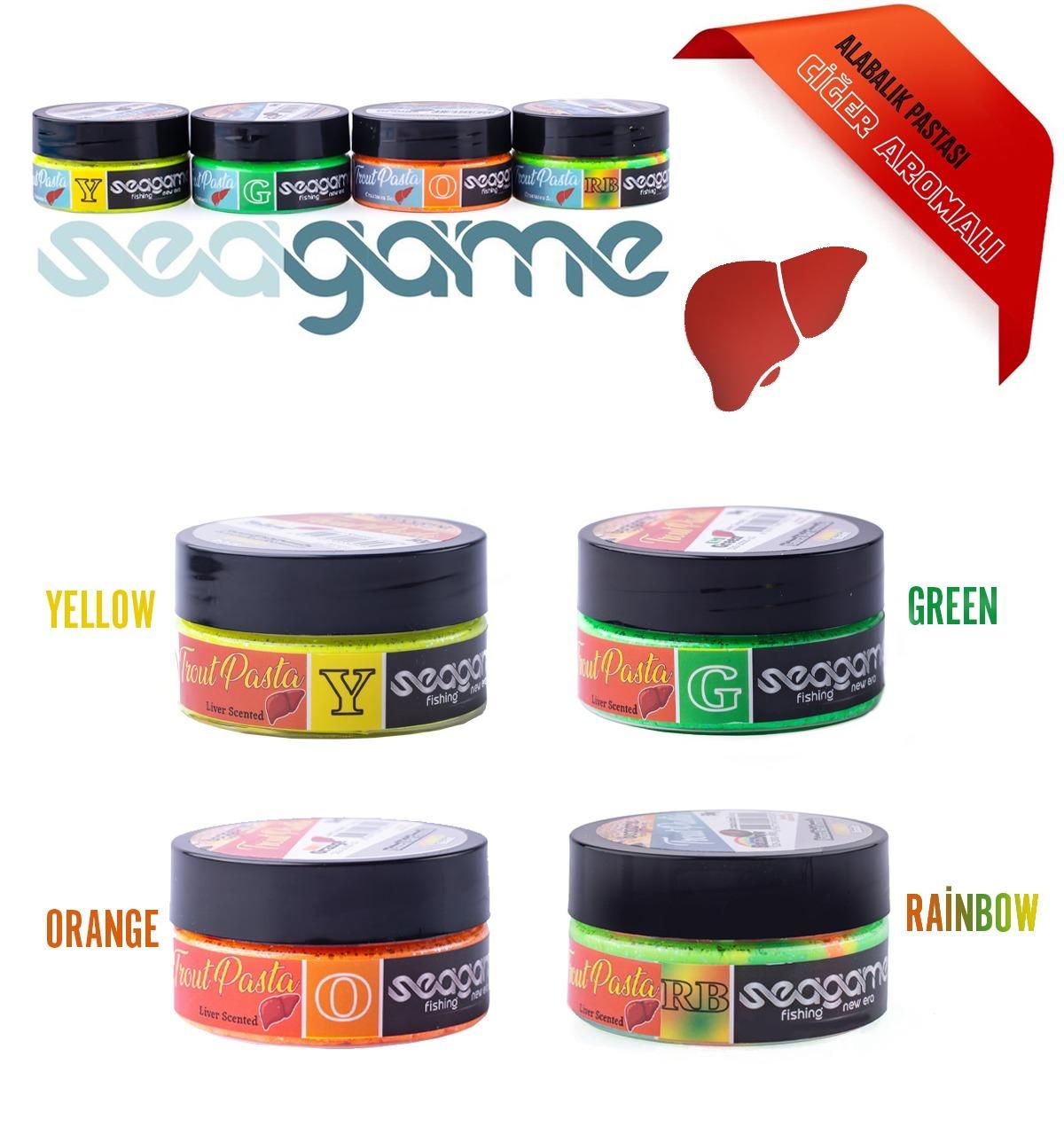SEAGAME TROUT PASTA ALABALIK HAMURU CİĞER KOKULU YÜZEN 50G
