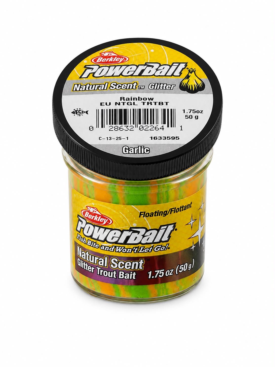 Berkley PowerBait Doğal Kokulu Glitter Sarımsak Aromalı