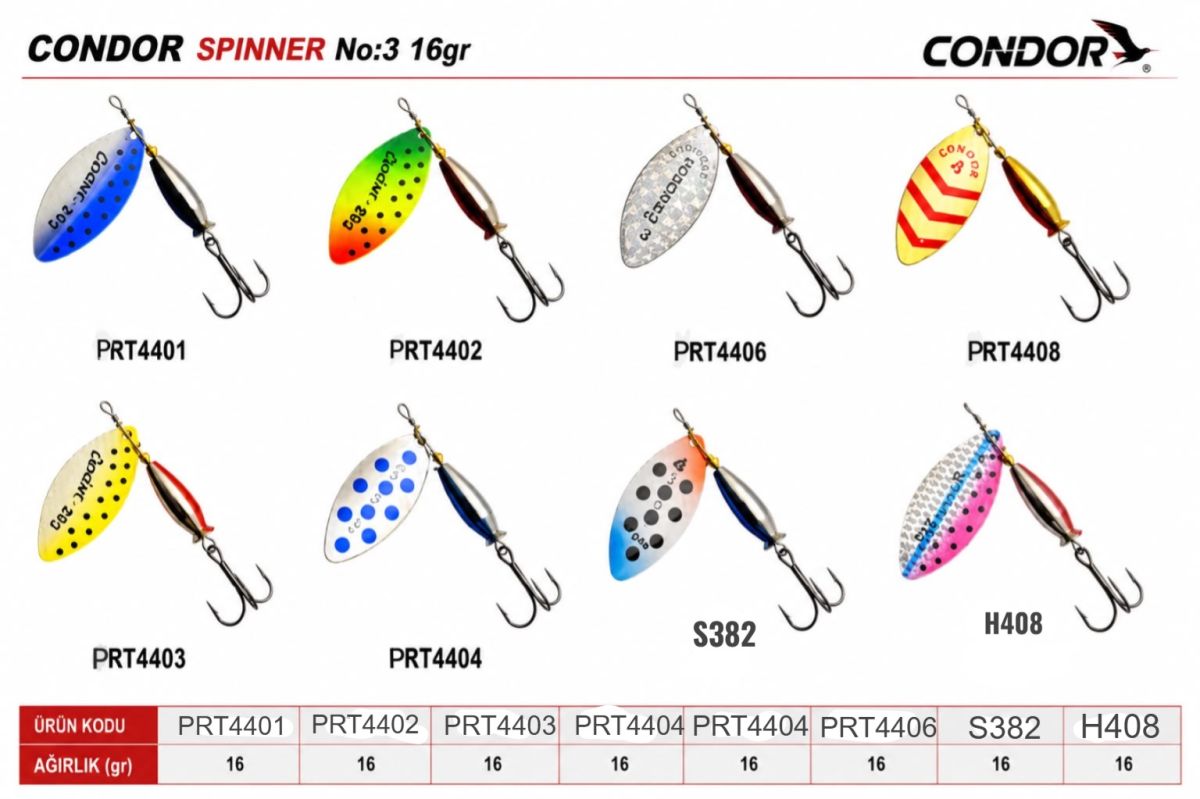 Condor 5130 Cherfull Clas. Spinner 16gr