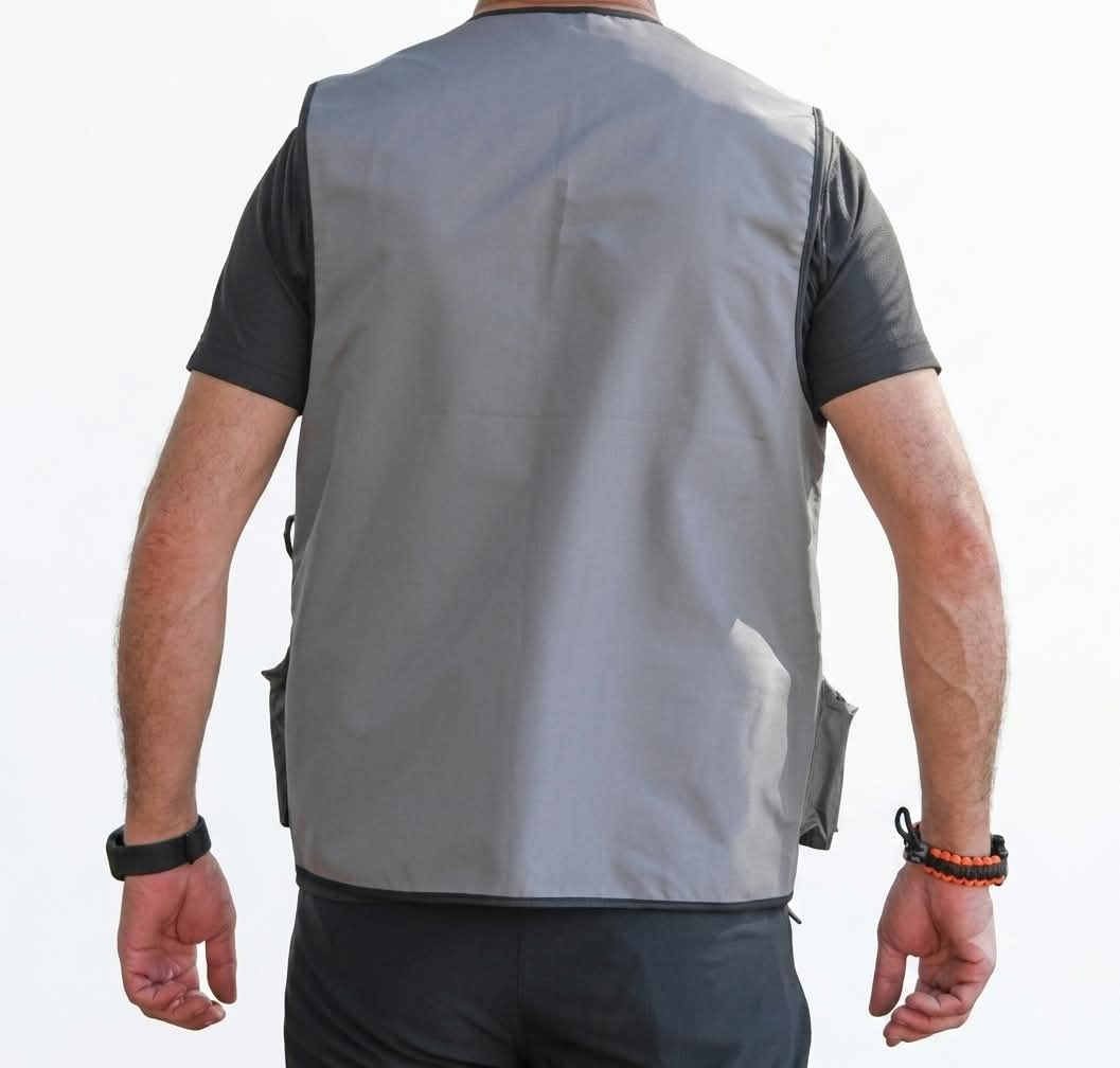 Action Dört Mevsim Çok Cepli Outdoor Spor Yelek Gri