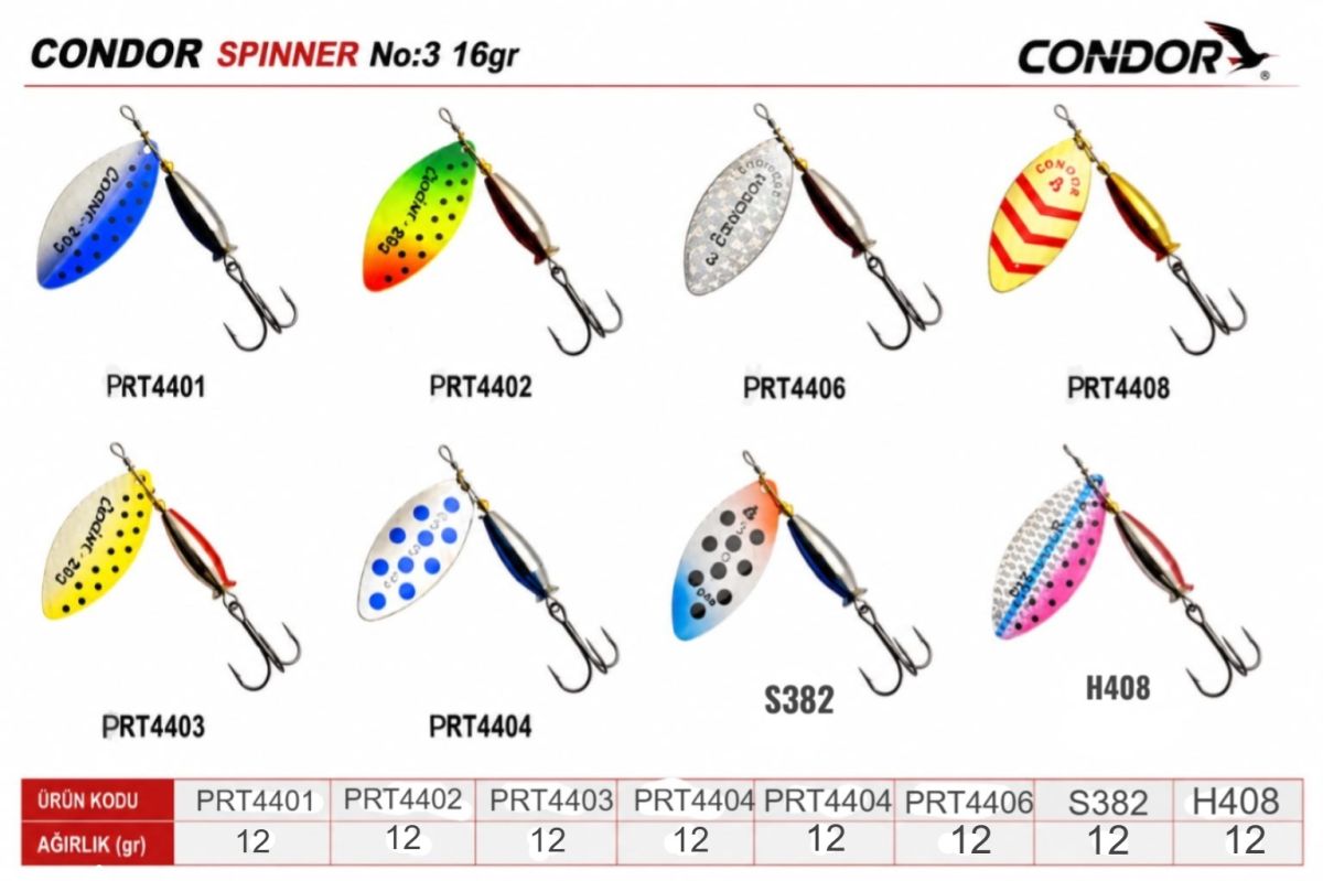 Condor 5130 Cherfull Clas. Spinner 12gr