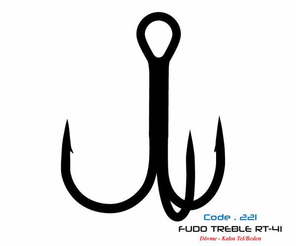 2218 FUDO TREBLE RT-41 #2 GALVANİZ 4P