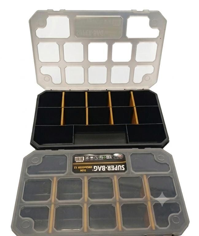 Süper Box 13 gözlü malzeme çantası