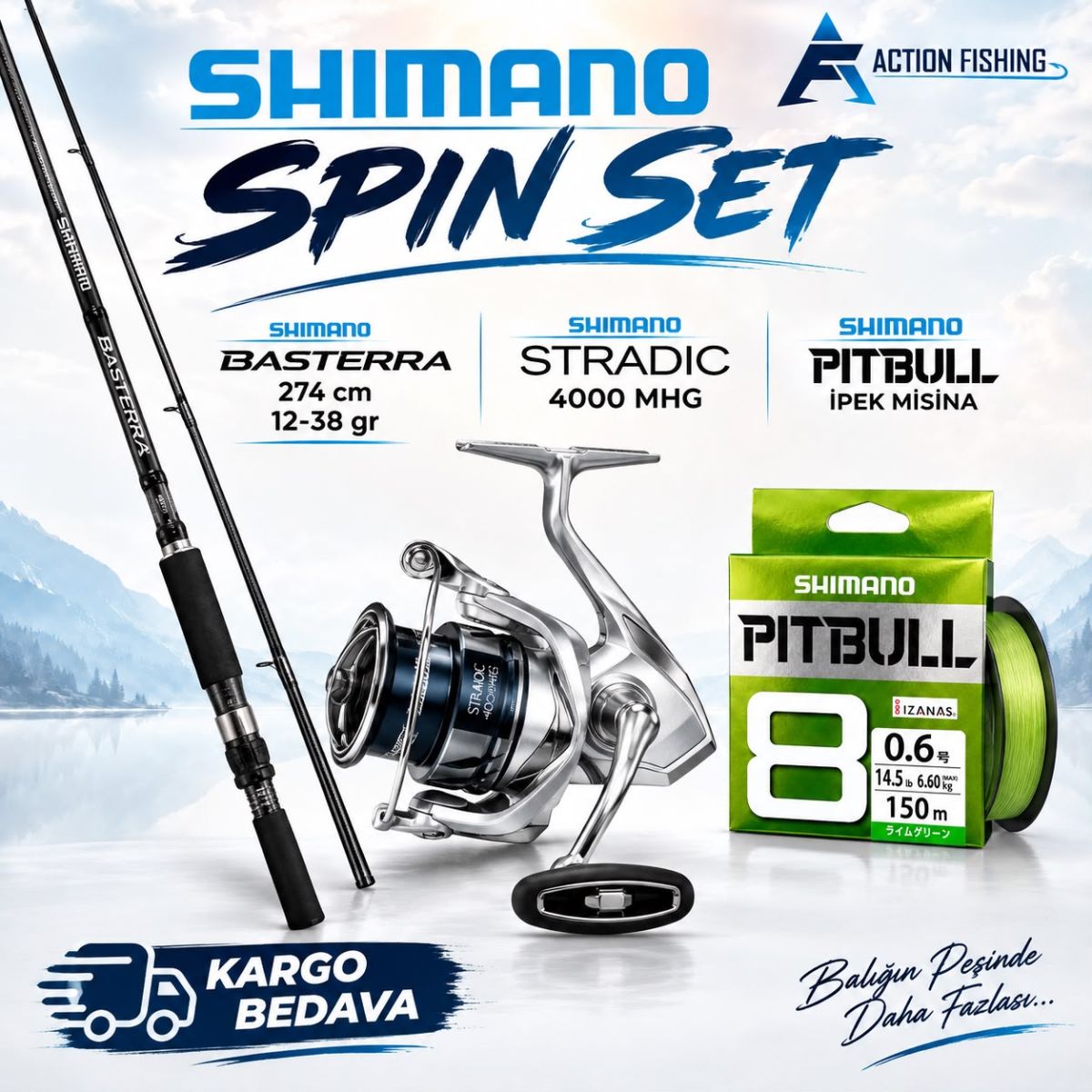SHİMANO SPİN SET