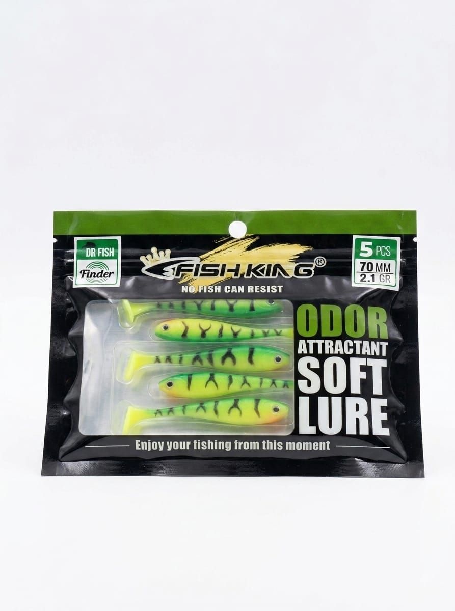 FISHKING 5P 70MM 2.1GR SLİKON SAHTE