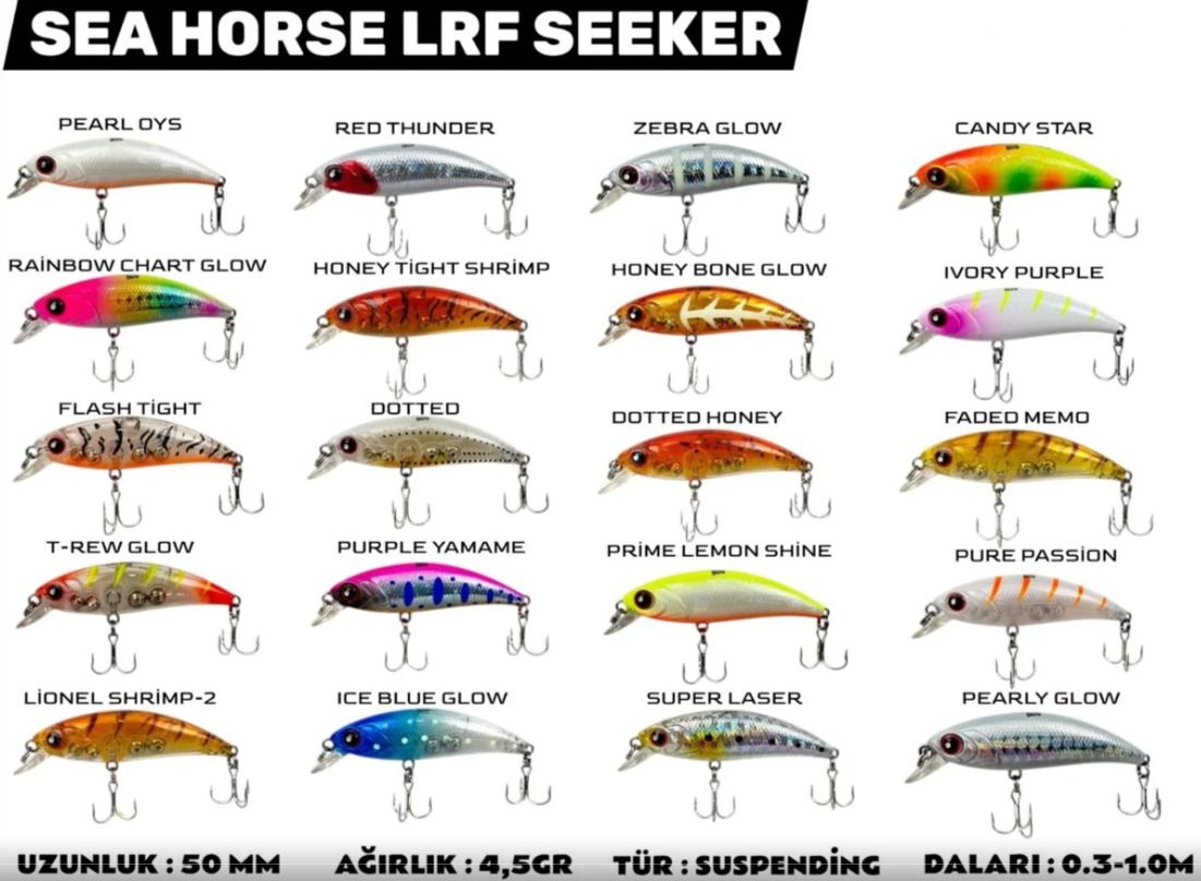 Sea Horse Lrf-Seeker 50mm 4.5Gr Maket Yem