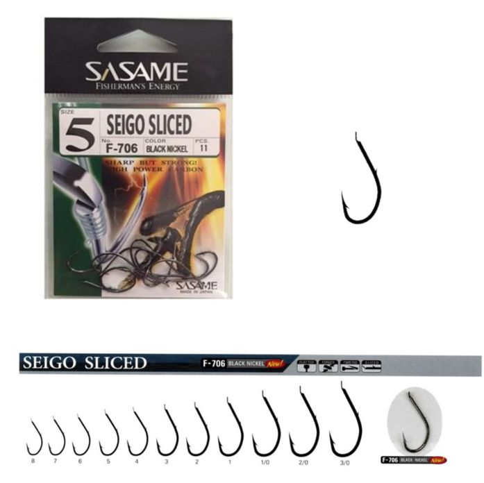 Sasame F-706 Seigo Sliced İğne (Black Nickel)