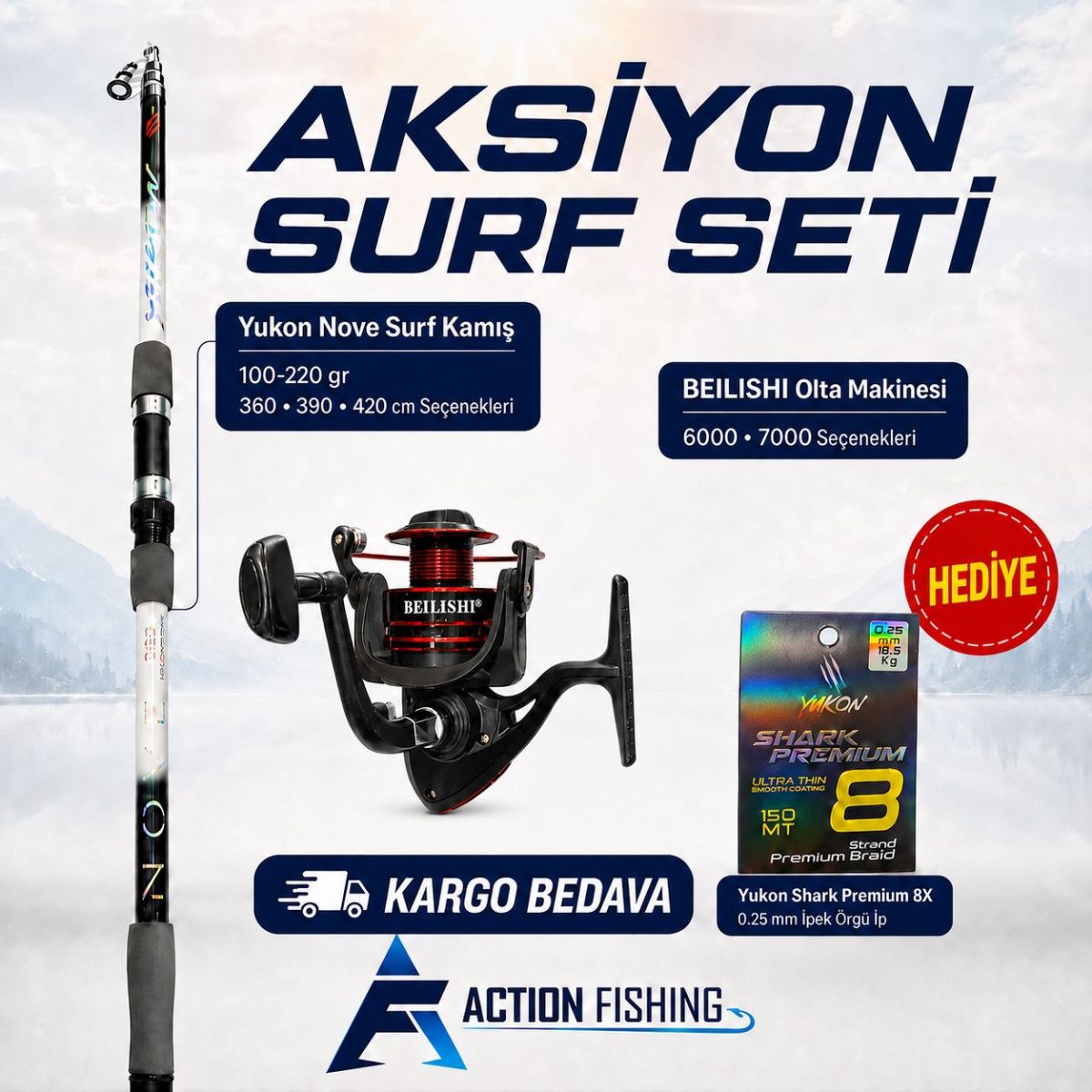 AKSİYON SURF SETİ