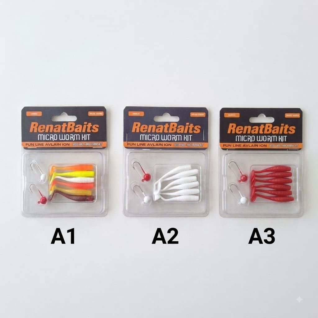 Renatbaits Karışık LRF Micro Worm Kit