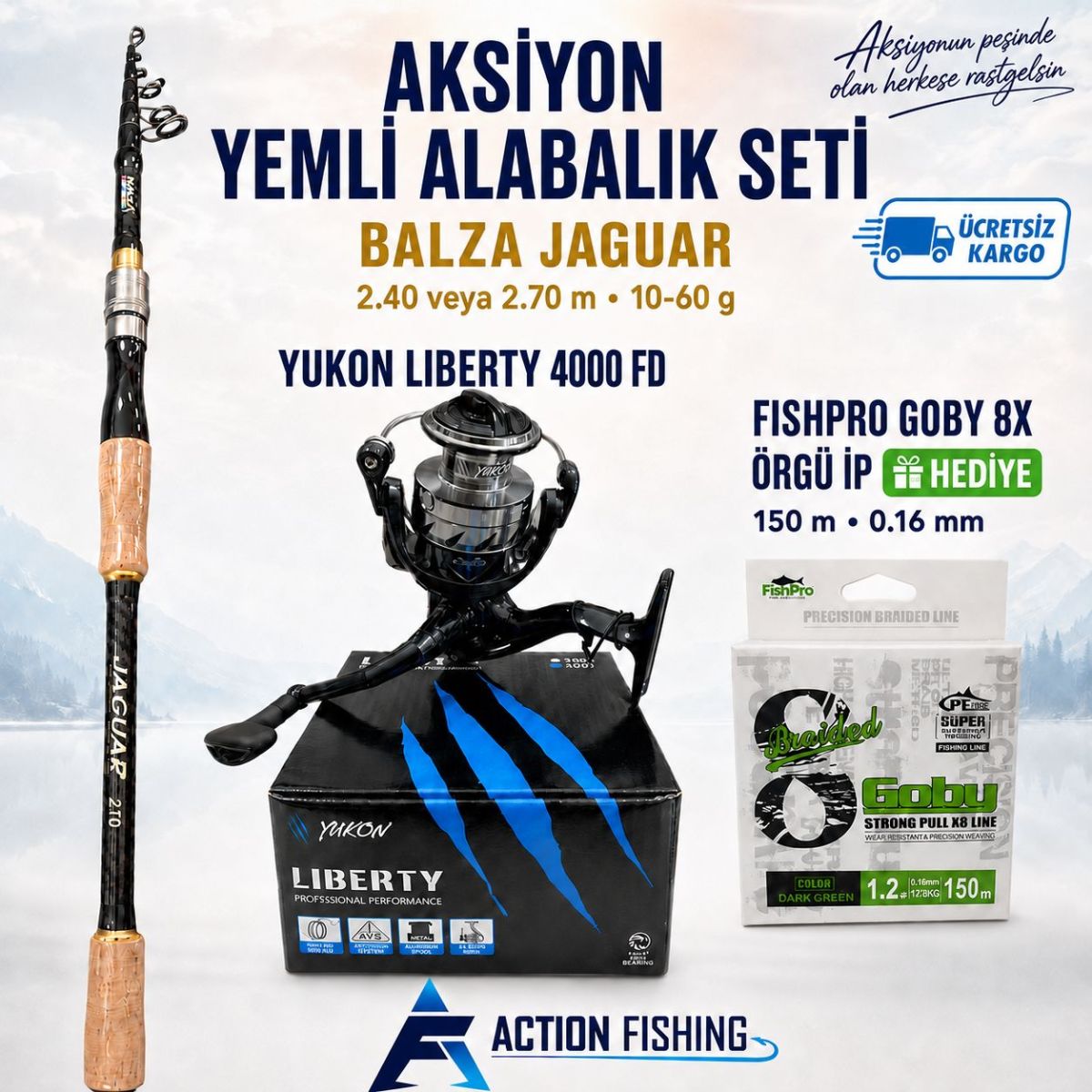 AKSİYON YEMLİ ALABALIK SETİ