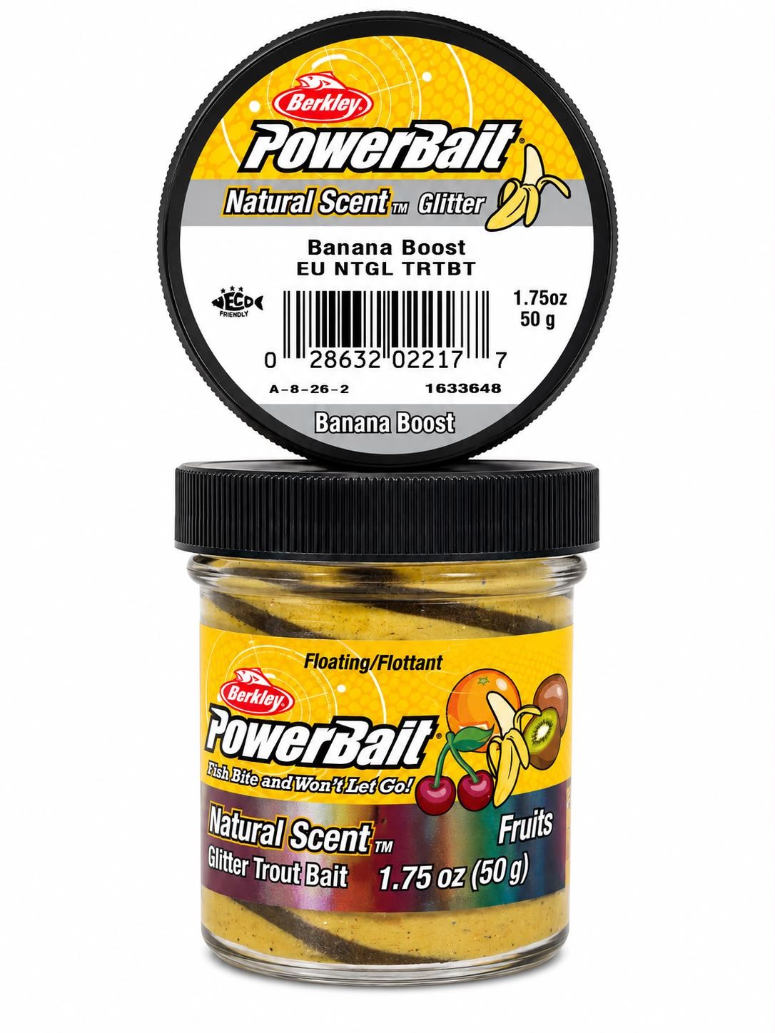 Berkley PowerBait Doğal Kokulu Glitter Muz Aromalı