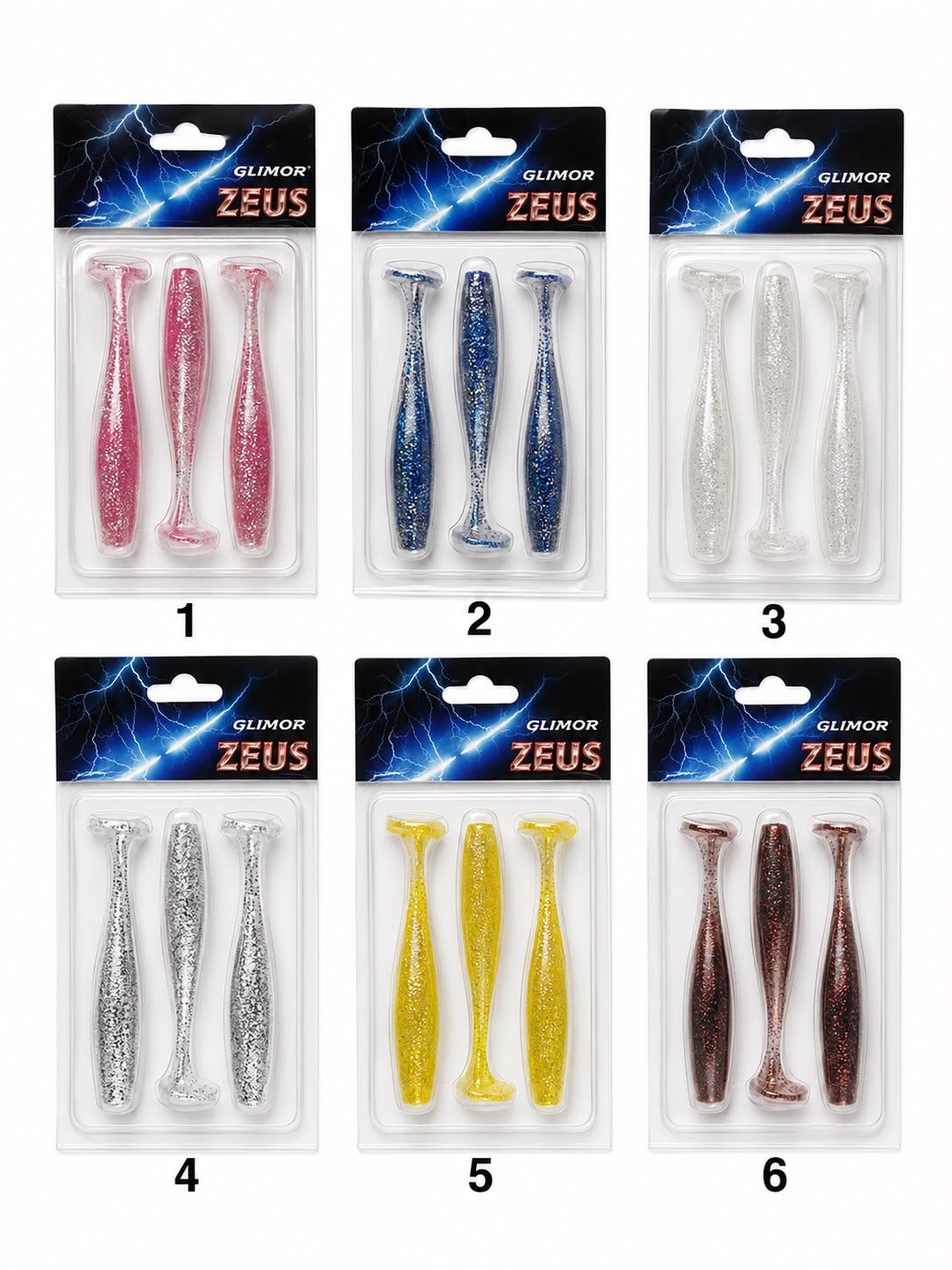 PANDORA ZEUS 7 CM 3 LÜ SİLİKON YEM