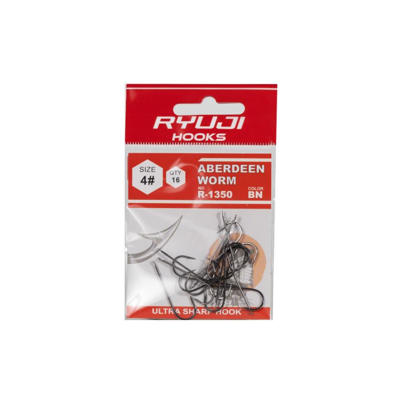 RYUJI R-1350 ABERDEEN WORM BLACK NICKEL İĞNE