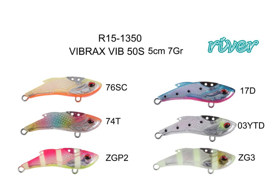 River Vibrax Vib 50S 5 cm 7 gr Vibrasyon Yem 76SC