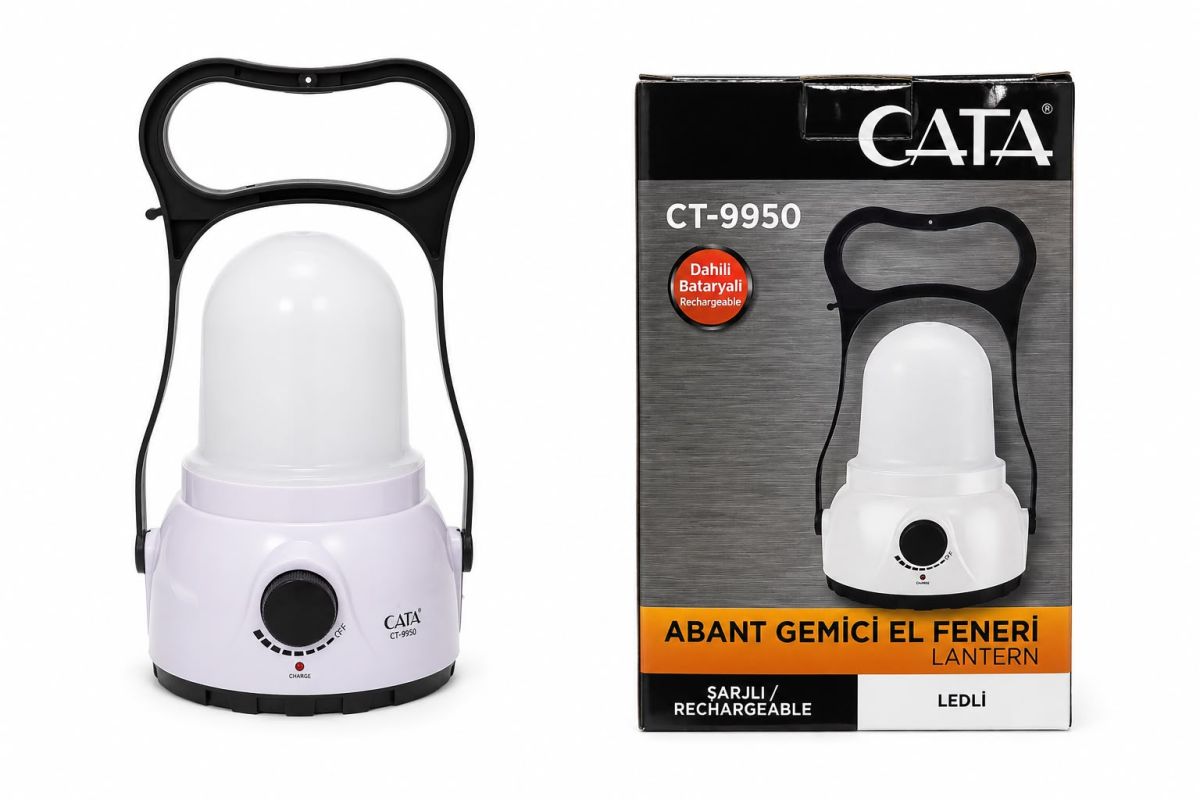 CATA CT-9950 ABANT GEMİCİ SARJLI  EL FENERİ